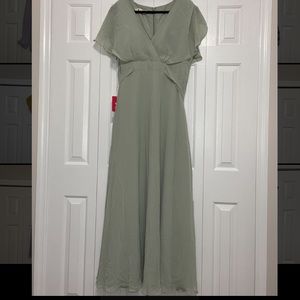 Sage Green JJ House Formal Dress